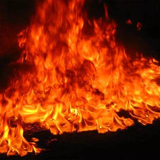 Gigantic fire wallpaper