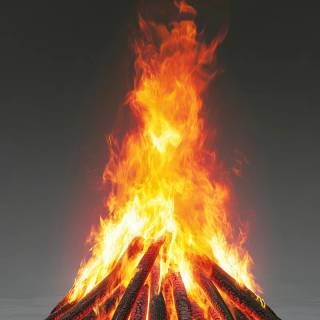 Gigantic fire wallpaper