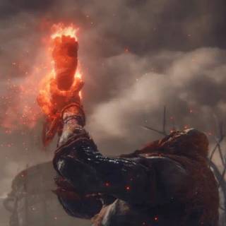 Gigantic fire wallpaper