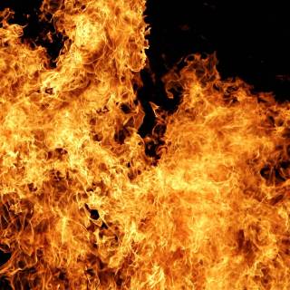 Gigantic fire wallpaper