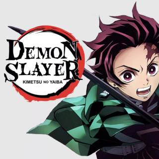 Demon Slayer fight poster wallpaper