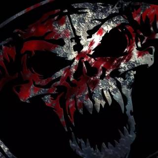 Dark magic skull wallpaper