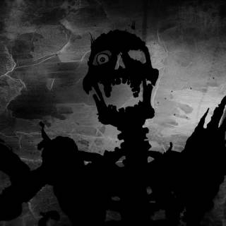 Dark magic skull wallpaper