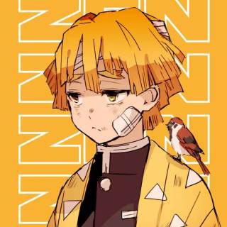 Zenitsu vs Kaigaku poster wallpaper