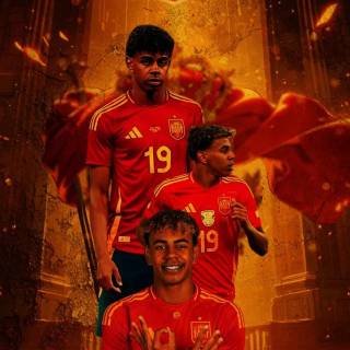 Lamine Yamal 4k phone wallpaper