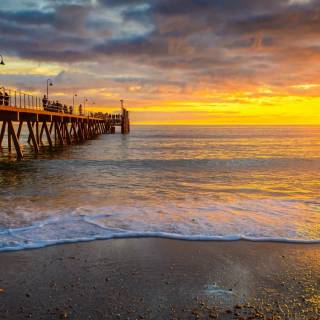 Adelaide Glenelg beach wallpaper