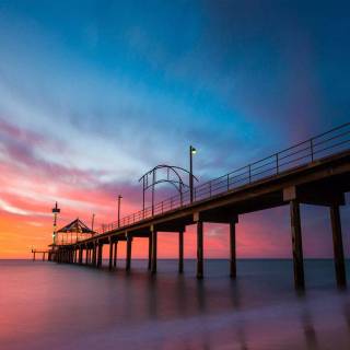 Adelaide Glenelg beach wallpaper