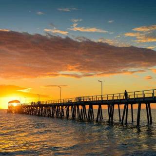 Adelaide Glenelg beach wallpaper