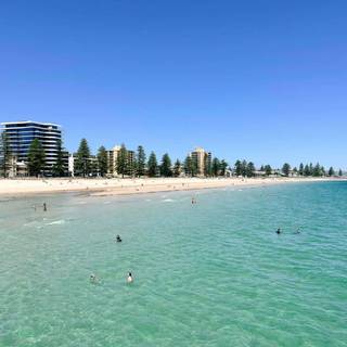 Adelaide Glenelg beach wallpaper