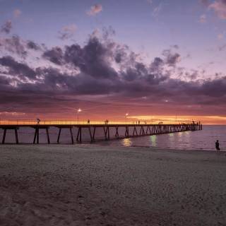 Adelaide Glenelg beach wallpaper