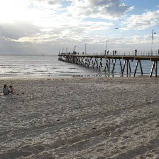 Adelaide Glenelg beach wallpaper