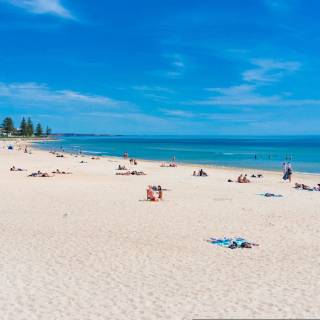 Adelaide Glenelg beach wallpaper