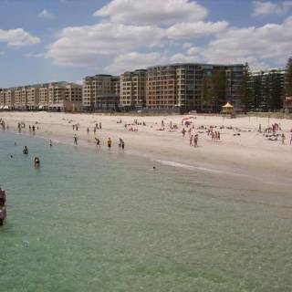 Adelaide Glenelg beach wallpaper