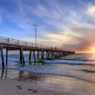 Adelaide Glenelg beach wallpaper