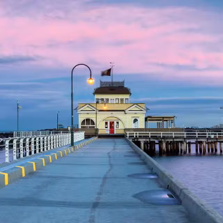 Melbourne St Kilda beach wallpaper