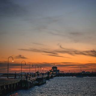 Melbourne St Kilda beach wallpaper