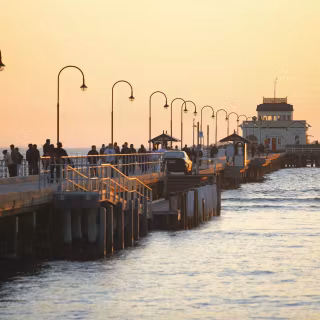 Melbourne St Kilda beach wallpaper