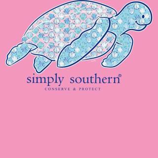 Preppy ocean with turtles wallpaper
