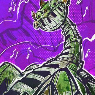 Pianosaurus wallpaper