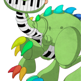 Pianosaurus wallpaper