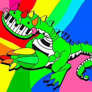 Pianosaurus wallpaper