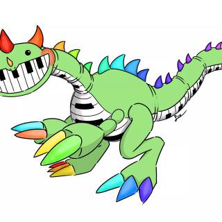 Pianosaurus wallpaper