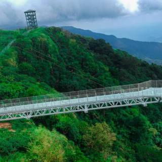 Glass bridge wallpaper