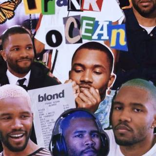 Frank Ocean collage wallpaper