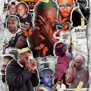 Frank Ocean collage wallpaper