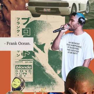 Frank Ocean collage wallpaper