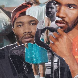 Frank Ocean collage wallpaper