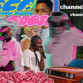 Frank Ocean collage wallpaper