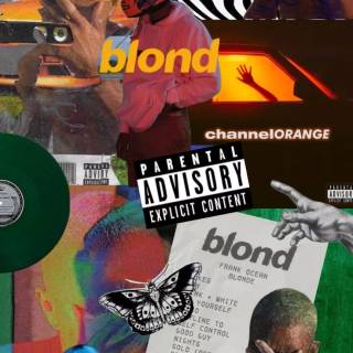 Frank Ocean collage wallpaper