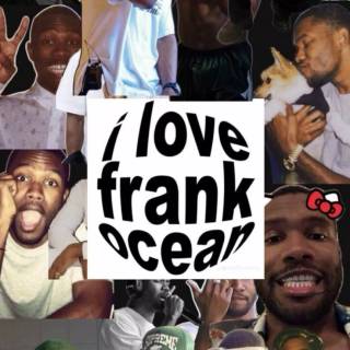 Frank Ocean collage wallpaper