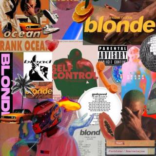 Frank Ocean collage wallpaper