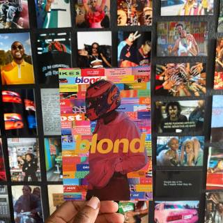 Frank Ocean collage wallpaper