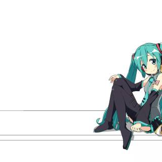 Kagamine Rin and Hatsune Miku wallpaper