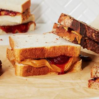 Peanut butter and jelly sandwich wallpaper