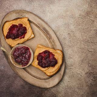 Peanut butter and jelly sandwich wallpaper