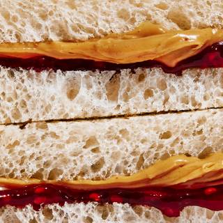Peanut butter and jelly sandwich wallpaper