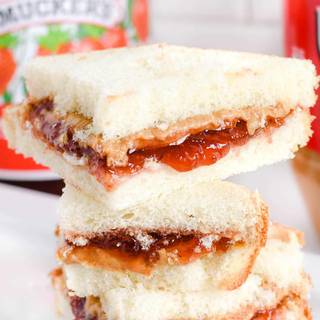 Peanut butter and jelly sandwich wallpaper