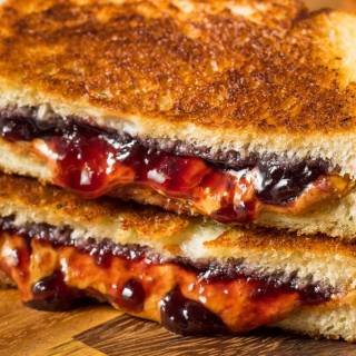 Peanut butter and jelly sandwich wallpaper
