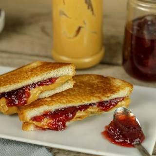 Peanut butter and jelly sandwich wallpaper