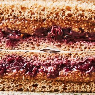 Peanut butter and jelly sandwich wallpaper