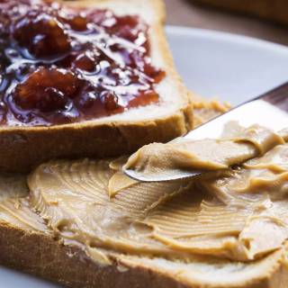 Peanut butter and jelly sandwich wallpaper