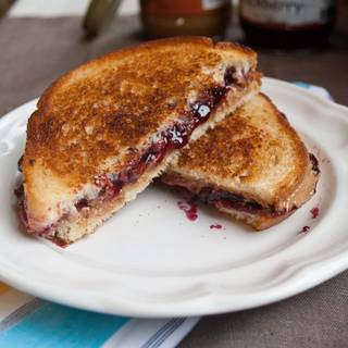 Peanut butter and jelly sandwich wallpaper