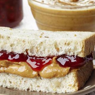 Peanut butter and jelly sandwich wallpaper