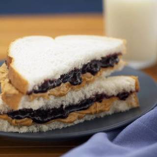 Peanut butter and jelly sandwich wallpaper