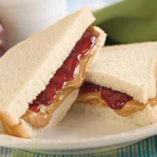 Peanut butter and jelly sandwich wallpaper