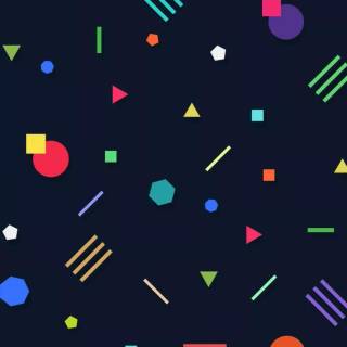 Simple retro wallpaper